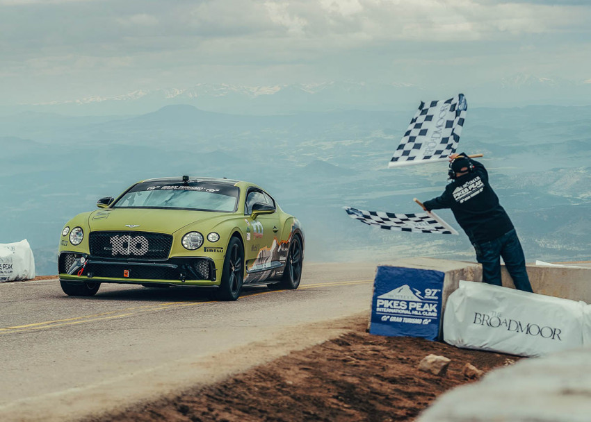 Image 1   Continental GT Breaks Record at Pikes Peak