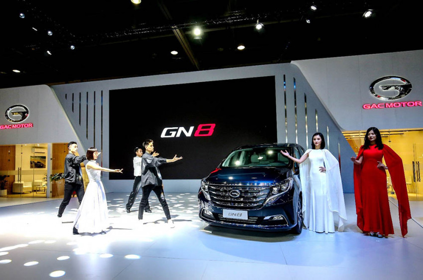 GAC Motor Launches its flagship GN8 MPV in Middle East at the show
